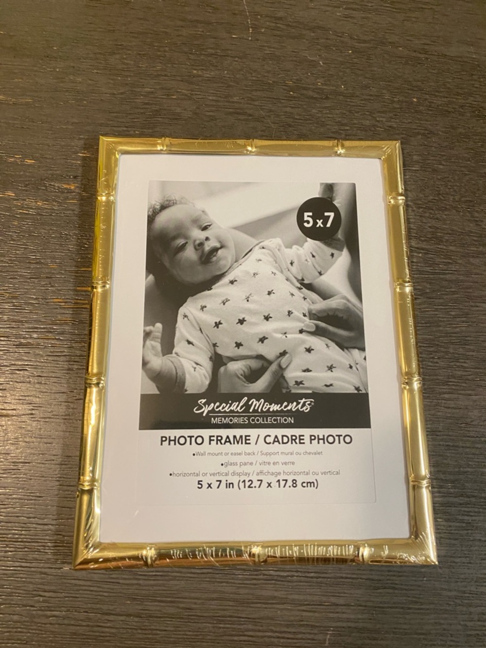 Special Moments Gold Bamboo-Style Photo Frame